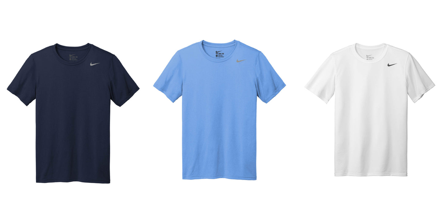 Nike Team rLegend Tee (Navy, White or Carolina Blue)