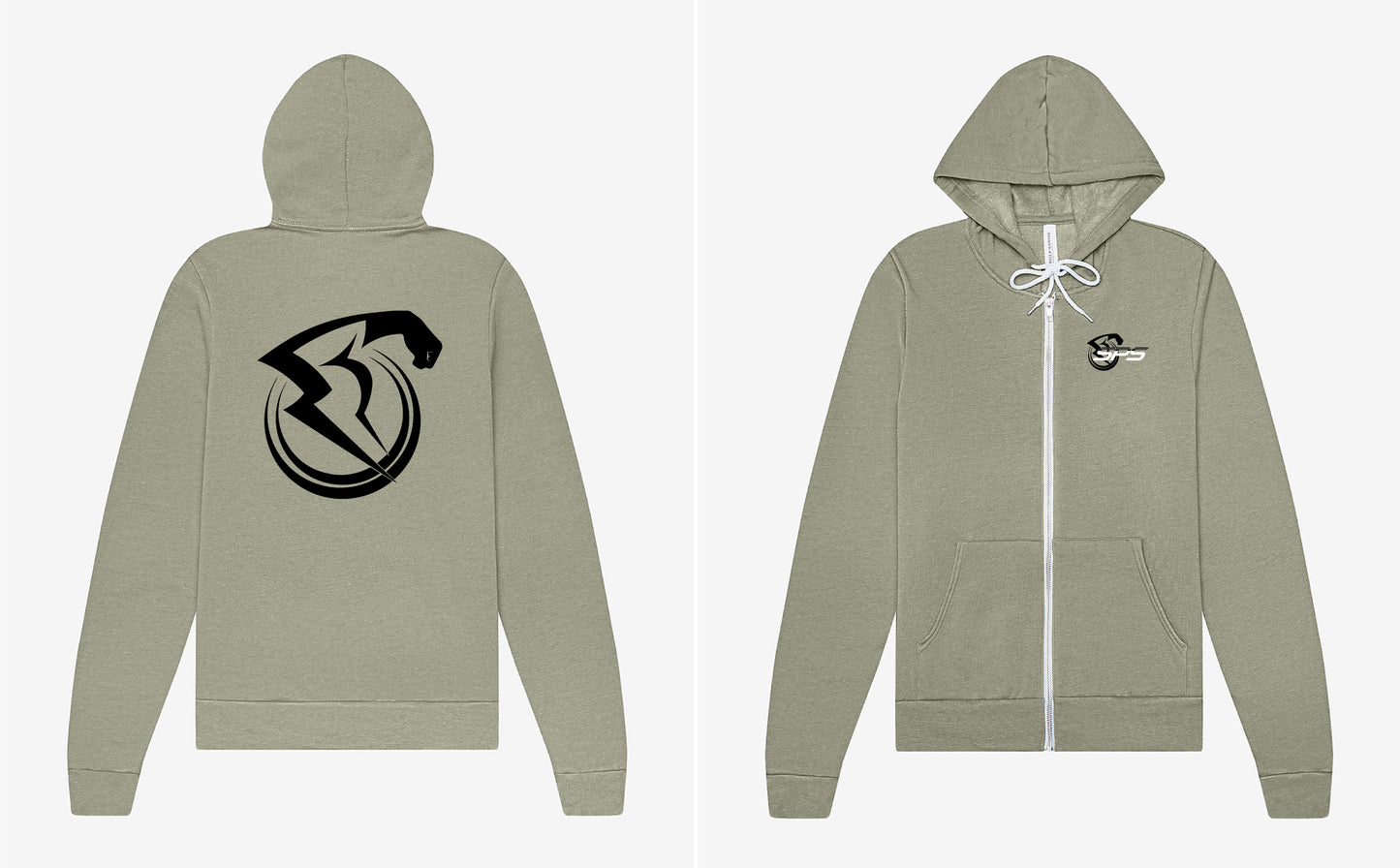 Unisex Fleece Full-Zip Hoodie Sweatshirt