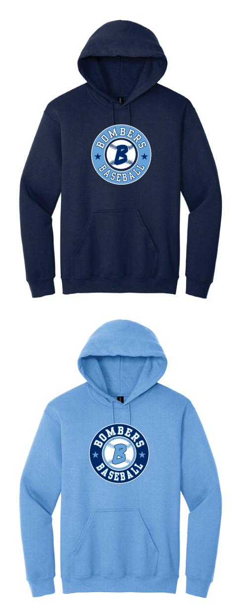 Fleece Hooded Sweatshirt (Navy or Carolina)