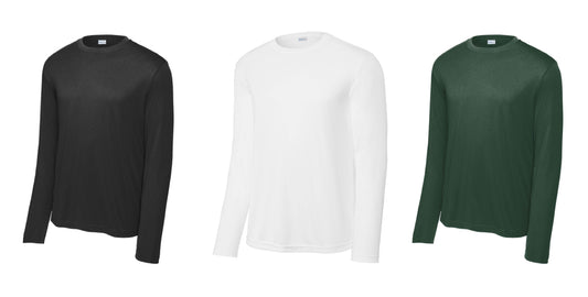 Long Sleeve Drifit (Black, White or Dark Green)